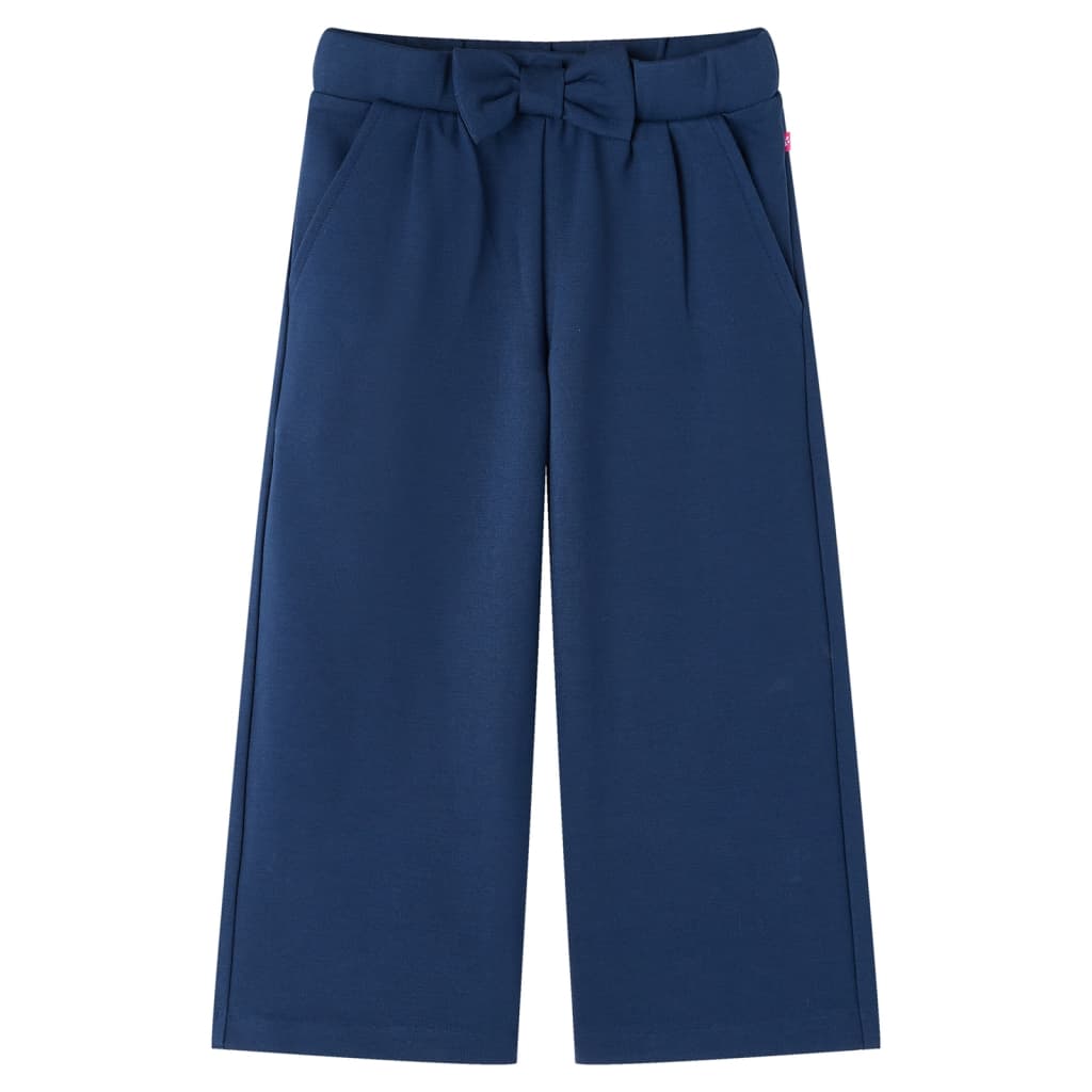 Kids' Pants with Wide Legs Navy 104 - Sid & Sam