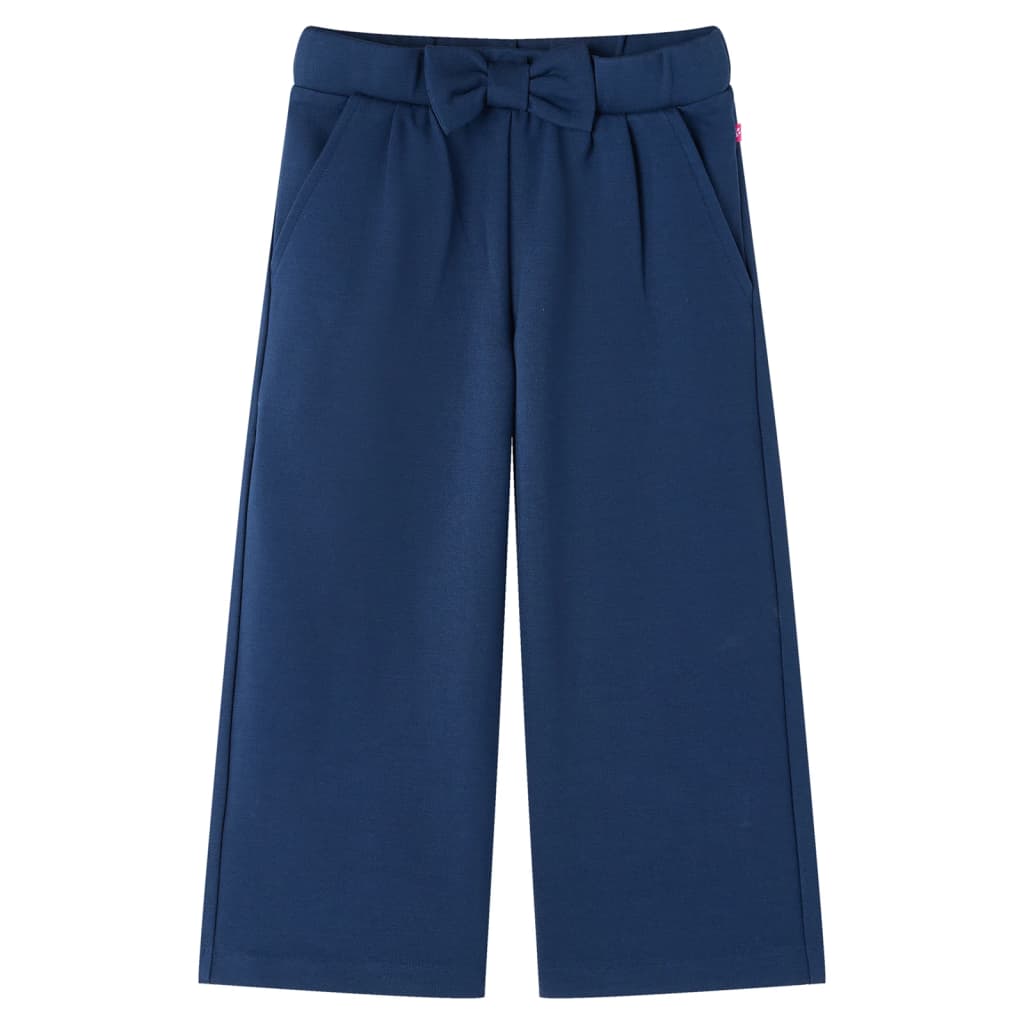 Kids' Pants with Wide Legs Navy 140 - Discount Dealers