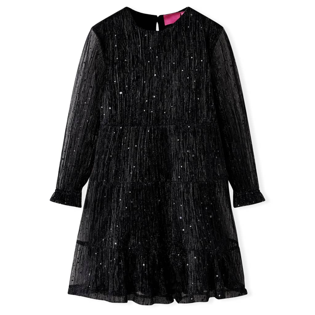Kids' Dress with Long Sleeves Black 92 - Merkel Designers