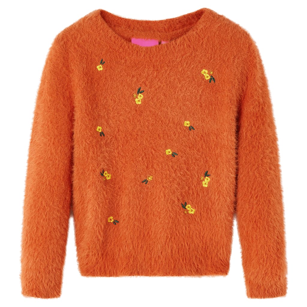 Kids' Sweater Knitted Burnt Orange 92 - Millennium Furniture
