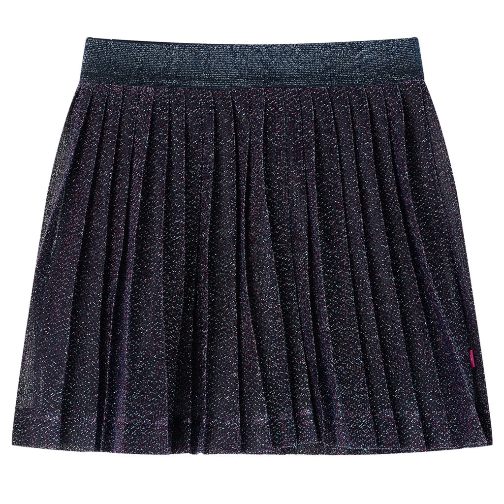 Kids' Skirt with Glitters Navy Blue 128 - Discount Dealers