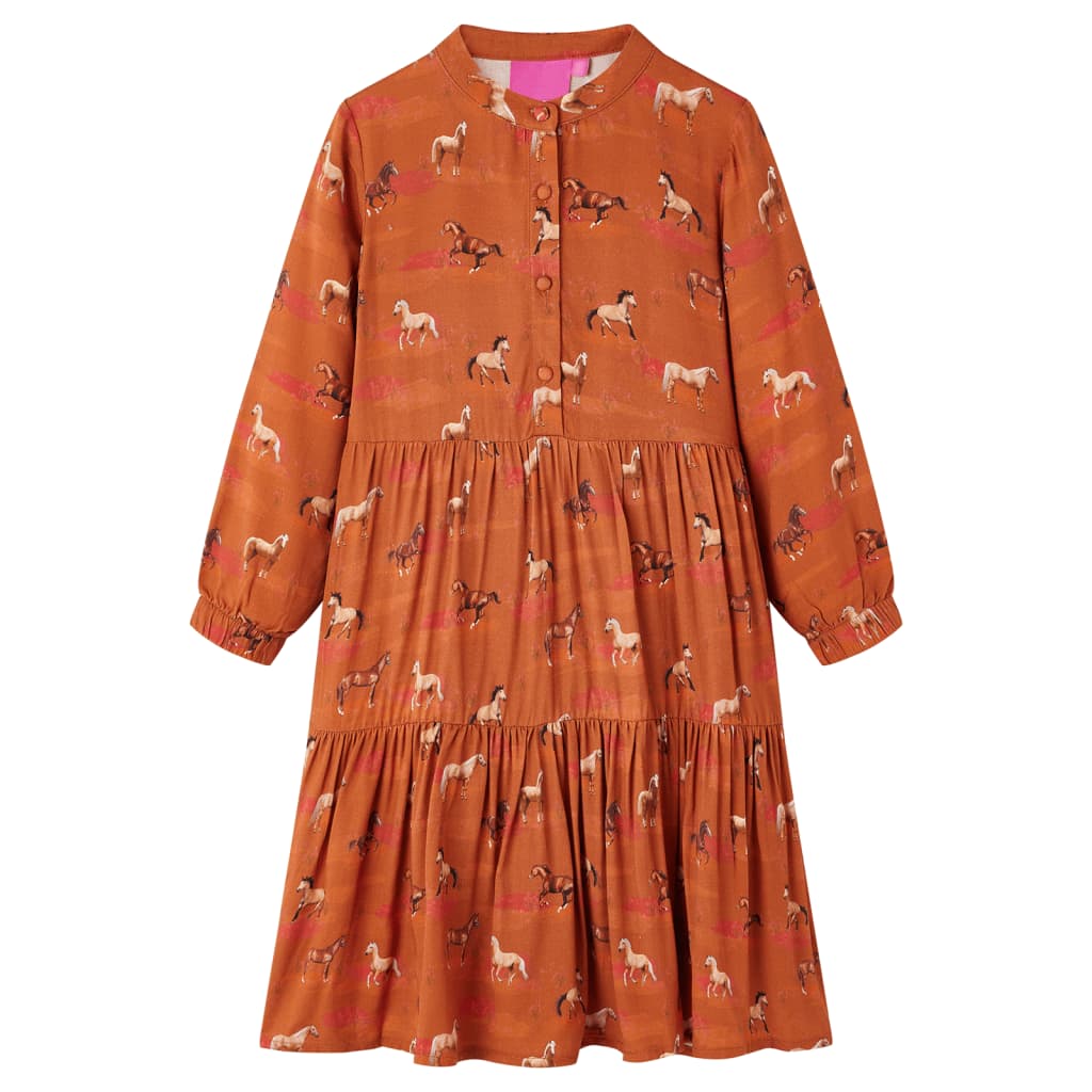 Kids' Dress Cognac 128 - Tyrell & Tyrell