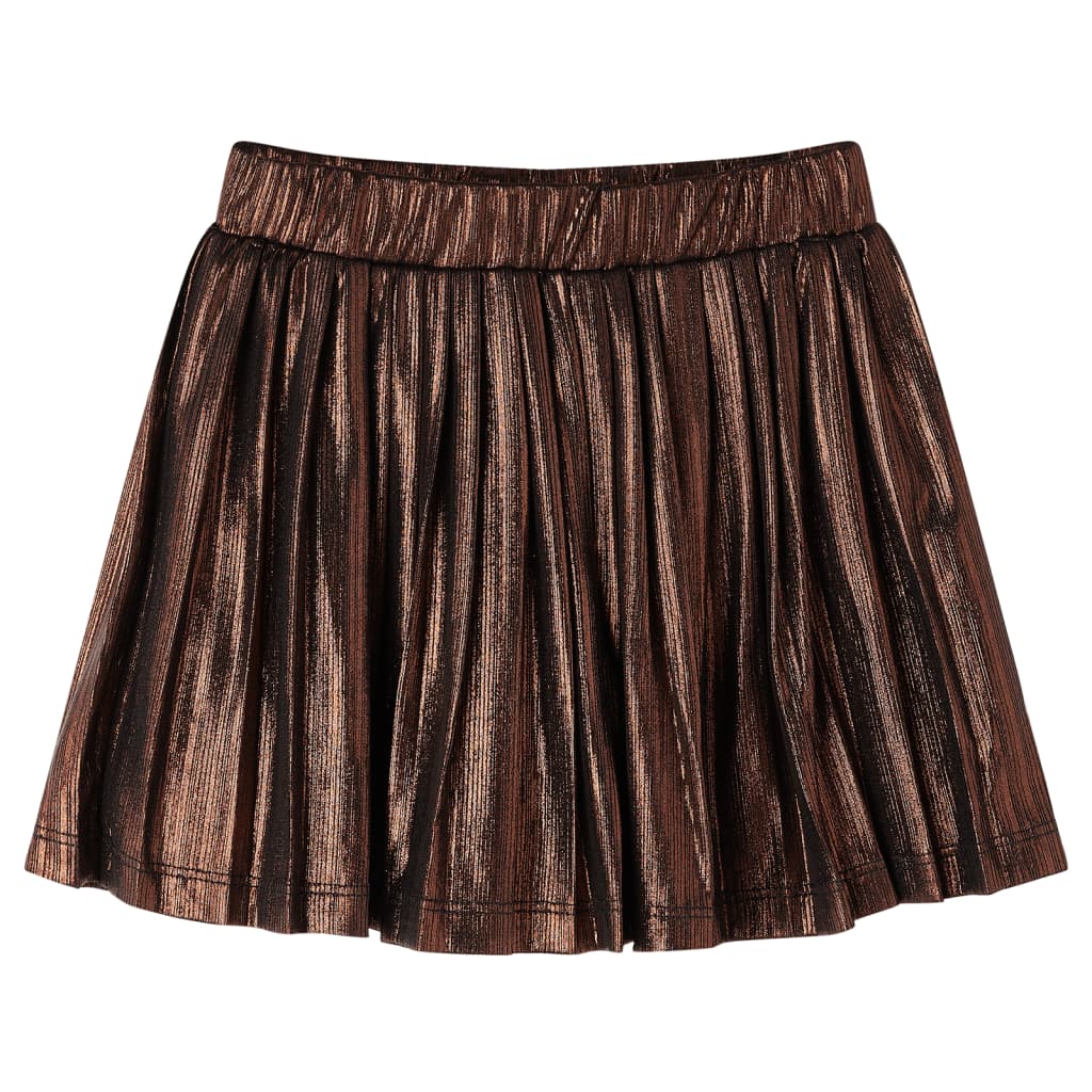 Kids' Skirt with Glitters Cognac 128 - Merlin Deals