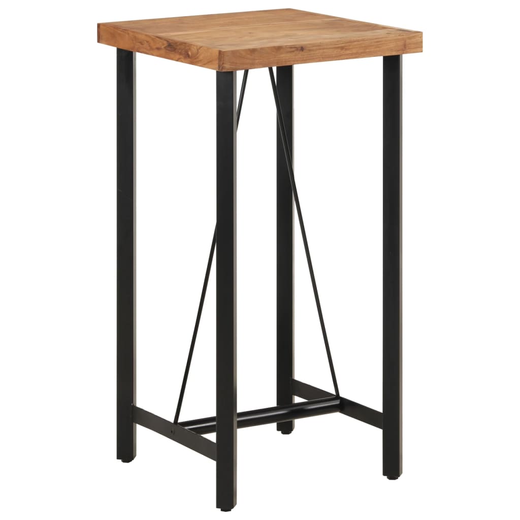 Bar Table 55x55x107 cm Solid Wood Acacia and Iron - Casper Homes