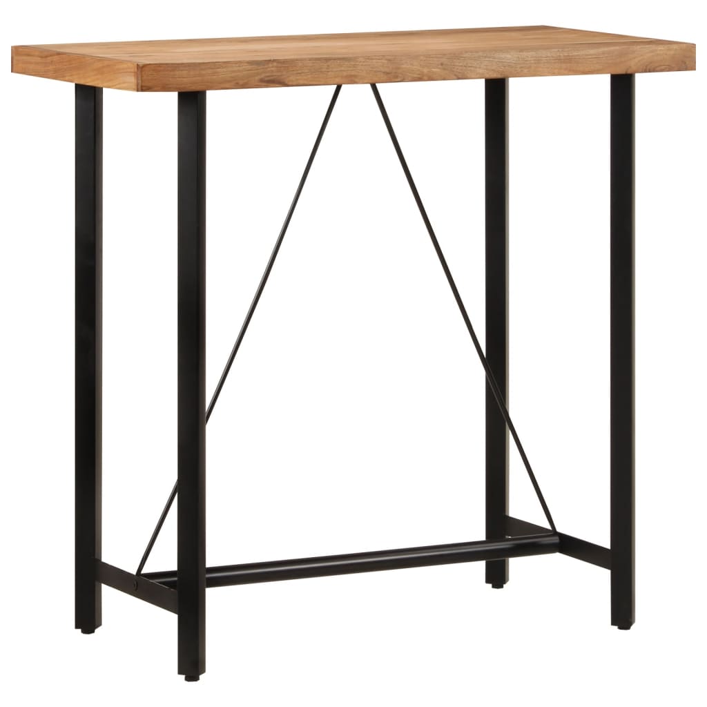 Bar Table 110x55x107 cm Solid Wood Acacia and Iron - Sid & Sam