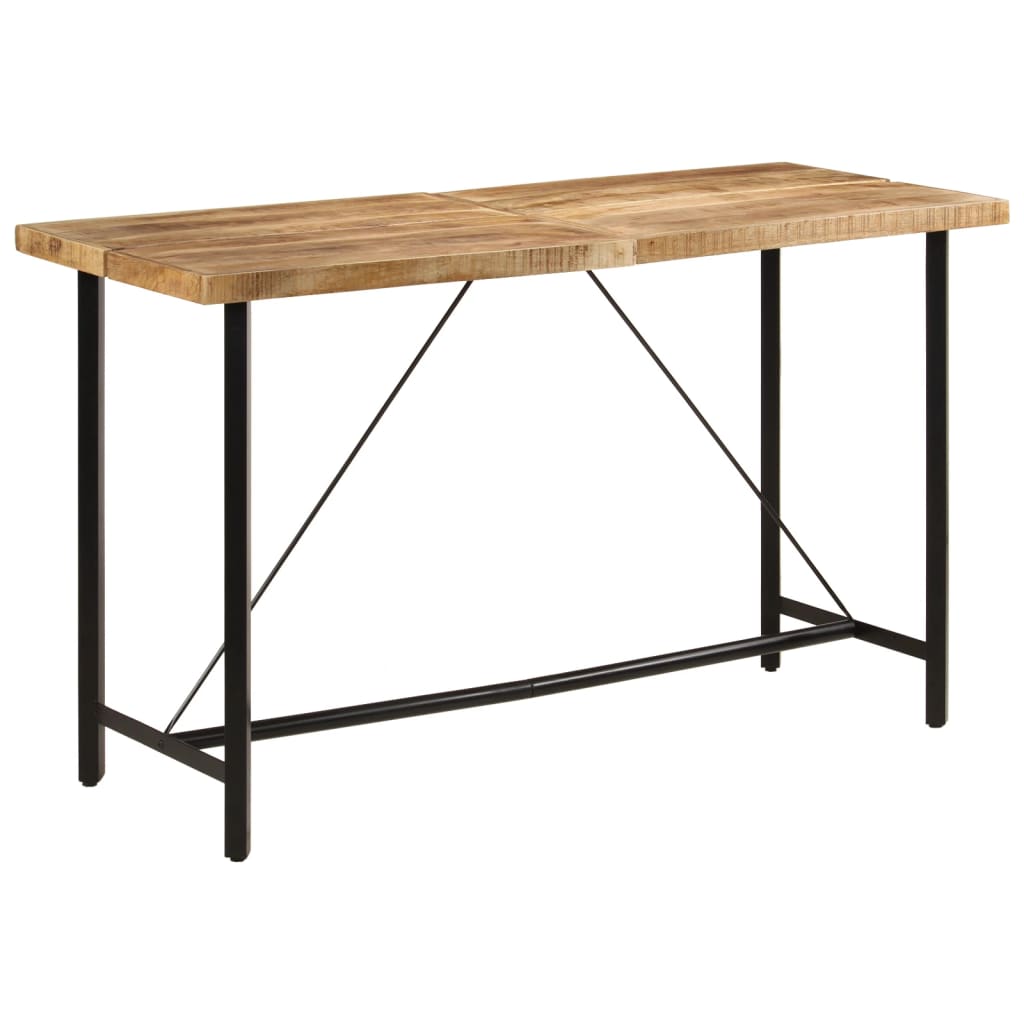 Bar Table 180x70x107 cm Solid Wood Mango and Iron - Style and Chic