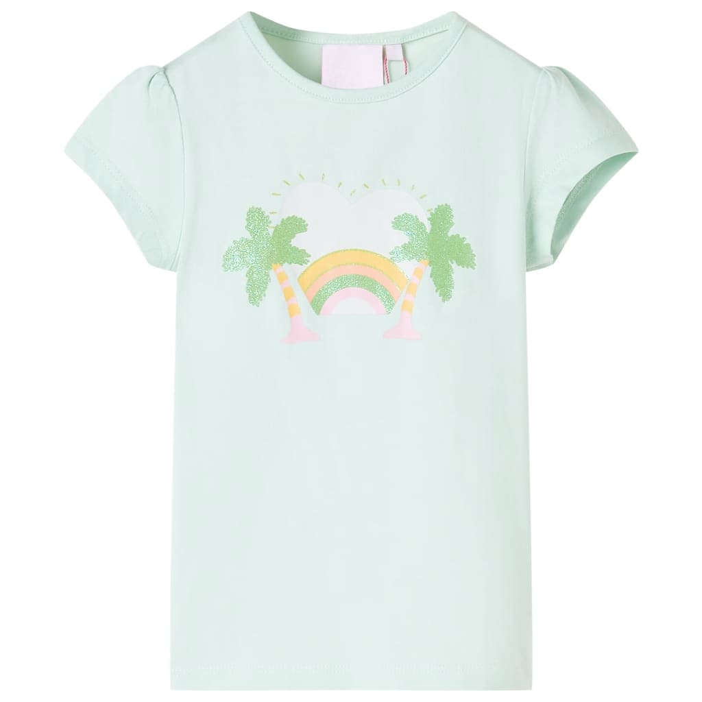 Kids' T-shirt Light Mint 92 - Merlin Deals