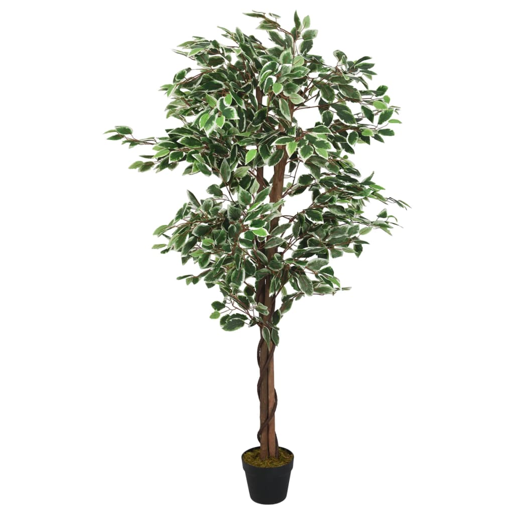 Artificial Ficus Tree 1260 Leaves 200 cm Green - Merkel Designers