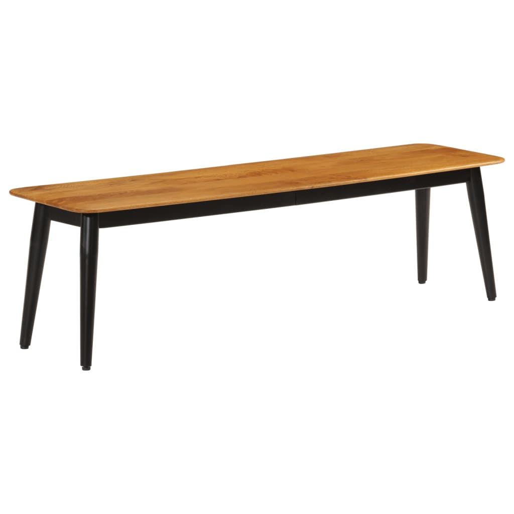 Bench 160x40x45 cm Solid Wood Mango and Iron - Brittle & Co