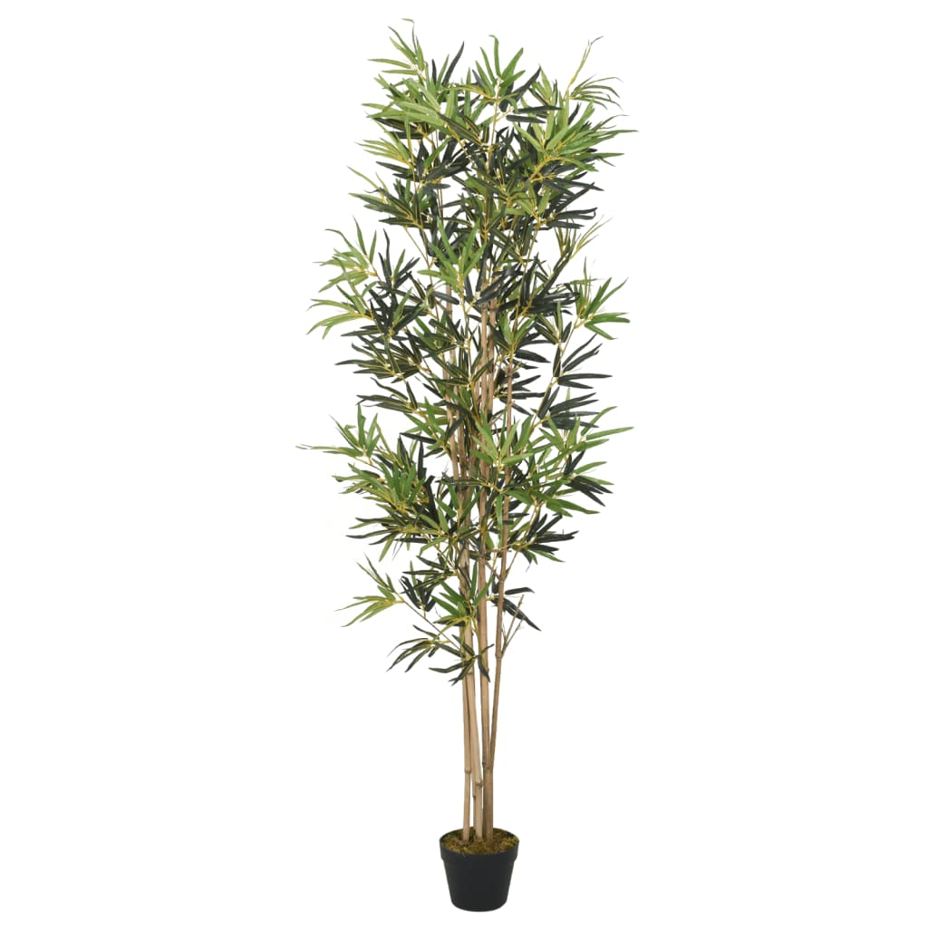 Artificial Bamboo Tree 1104 Leaves 180cm Green - The Home Maker