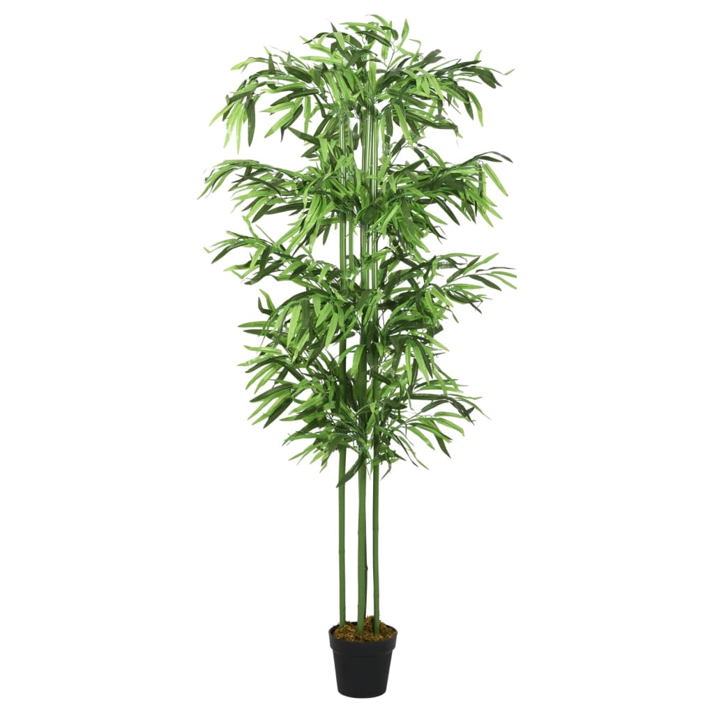 Artificial Bamboo Tree 864 Leaves 180cm Green - Sid & Sam