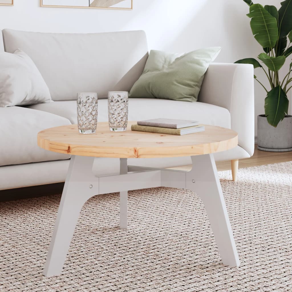 Table Top Round Ã ̃70x3 cm Solid Wood Pine - Merkel Designers