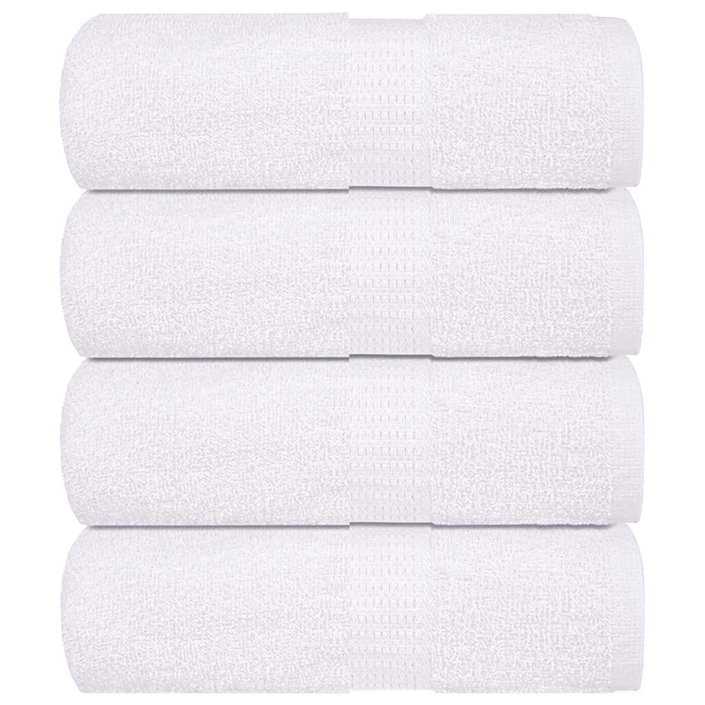 Soap Towels 4 pcs White 30x30 cm 360 gsm 100% Cotton - All Things Good