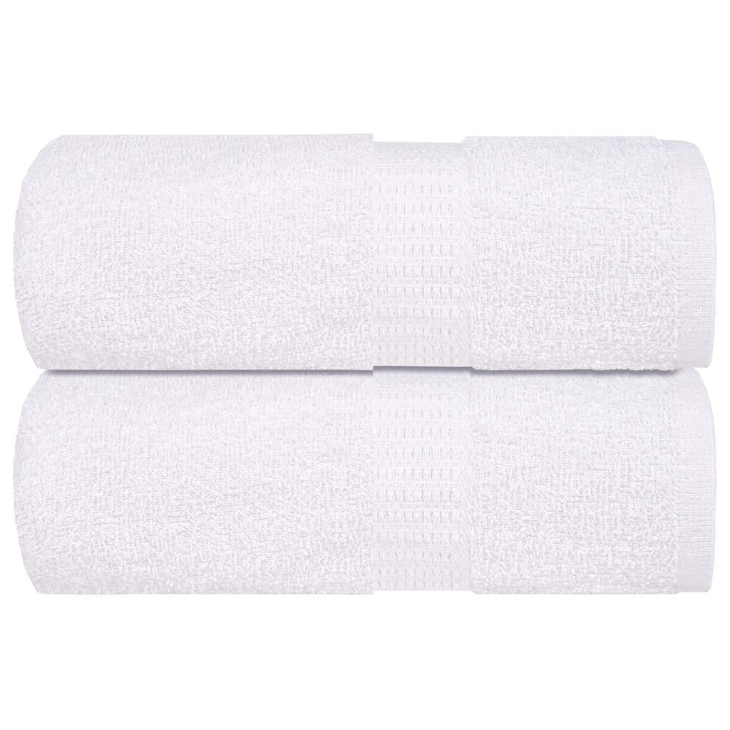 Guest Towels 2 pcs White 30x50 cm 360 gsm 100% Cotton - Merkel Designers