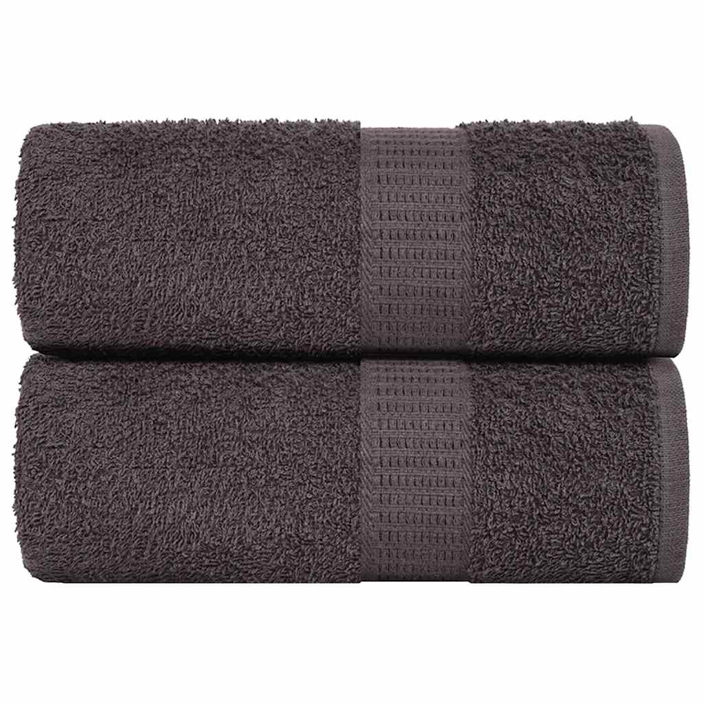 Washcloths 2 pcs Anthracite 15x21 cm 360 gsm 100% Cotton - Style and Chic