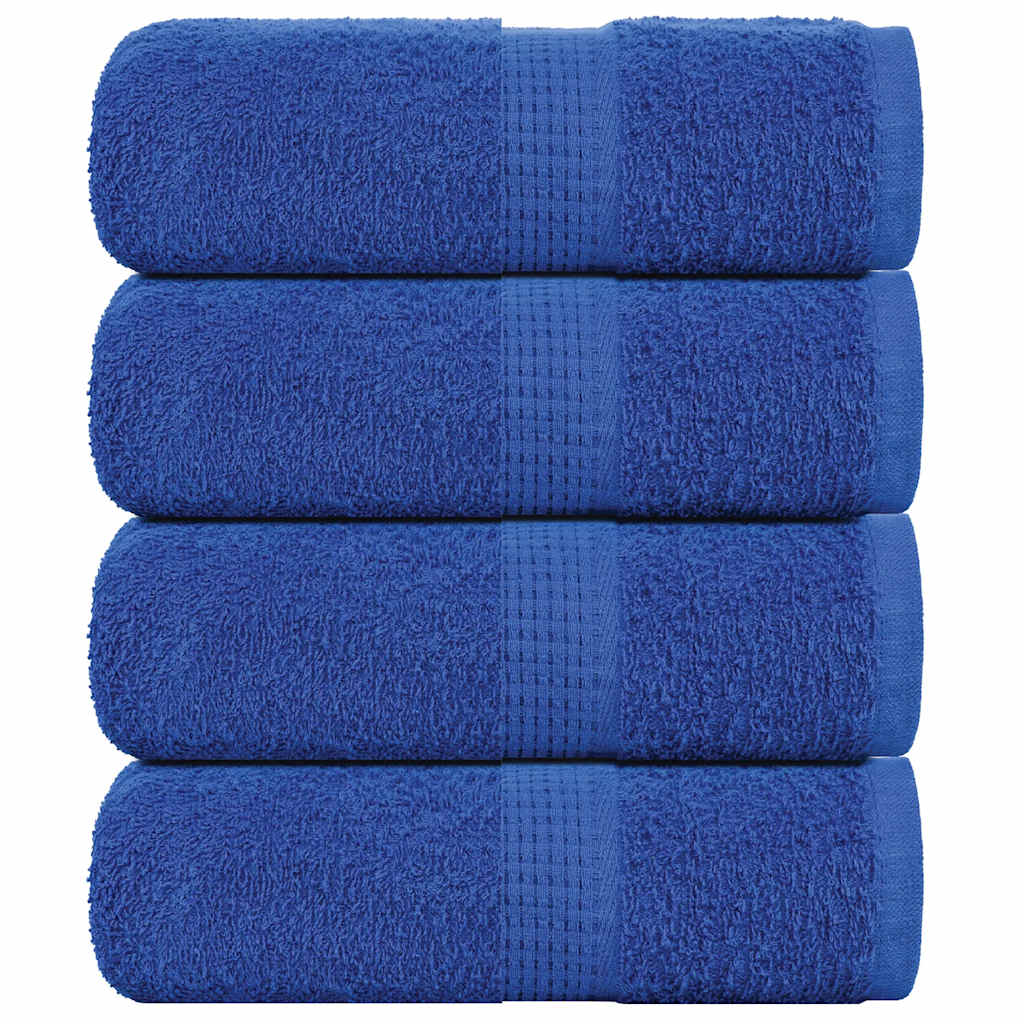 Soap Towels 4 pcs Blue 30x30 cm 360 gsm 100% Cotton - Casper Homes