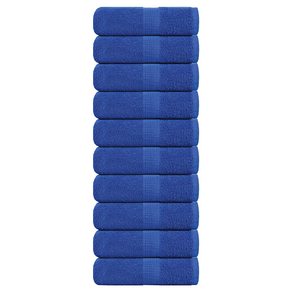 Soap Towels 10 pcs Blue 30x30 cm 360 gsm 100% Cotton - Brittle & Co
