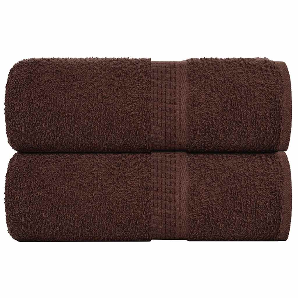 Soap Towels 2 pcs Brown 30x30 cm 360 gsm 100% Cotton - Decor Base