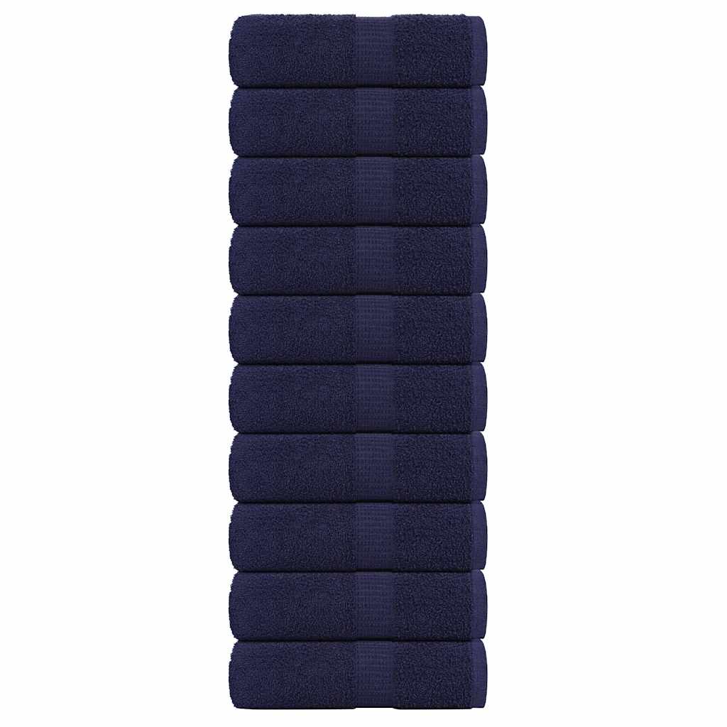 Soap Towels 10 pcs Navy Blue 30x30 cm 360 gsm 100% Cotton - Tyrell & Tyrell