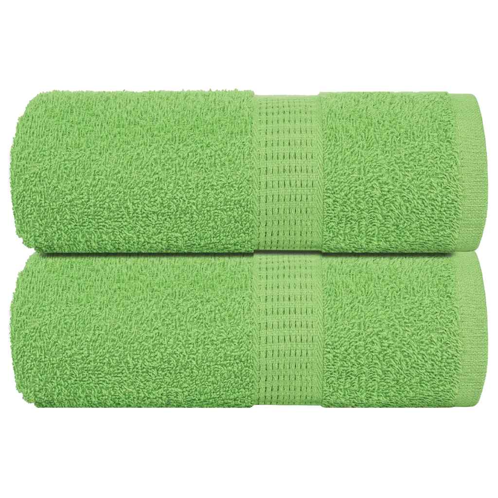 Soap Towels 2 pcs Apple Green 30x30 cm 360 gsm 100% Cotton - Brittle & Co