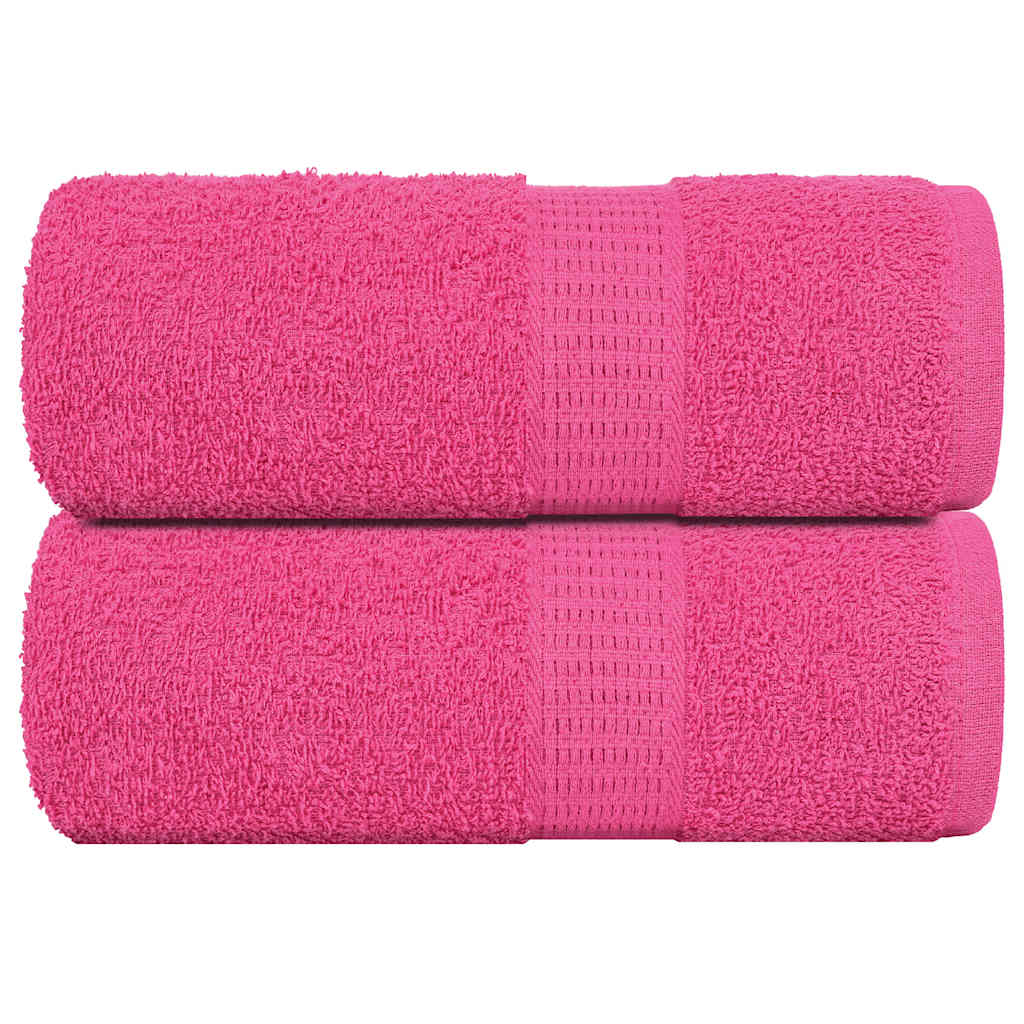 Soap Towels 2 pcs Pink 30x30 cm 360 gsm 100% Cotton - Unbeatable Bargains
