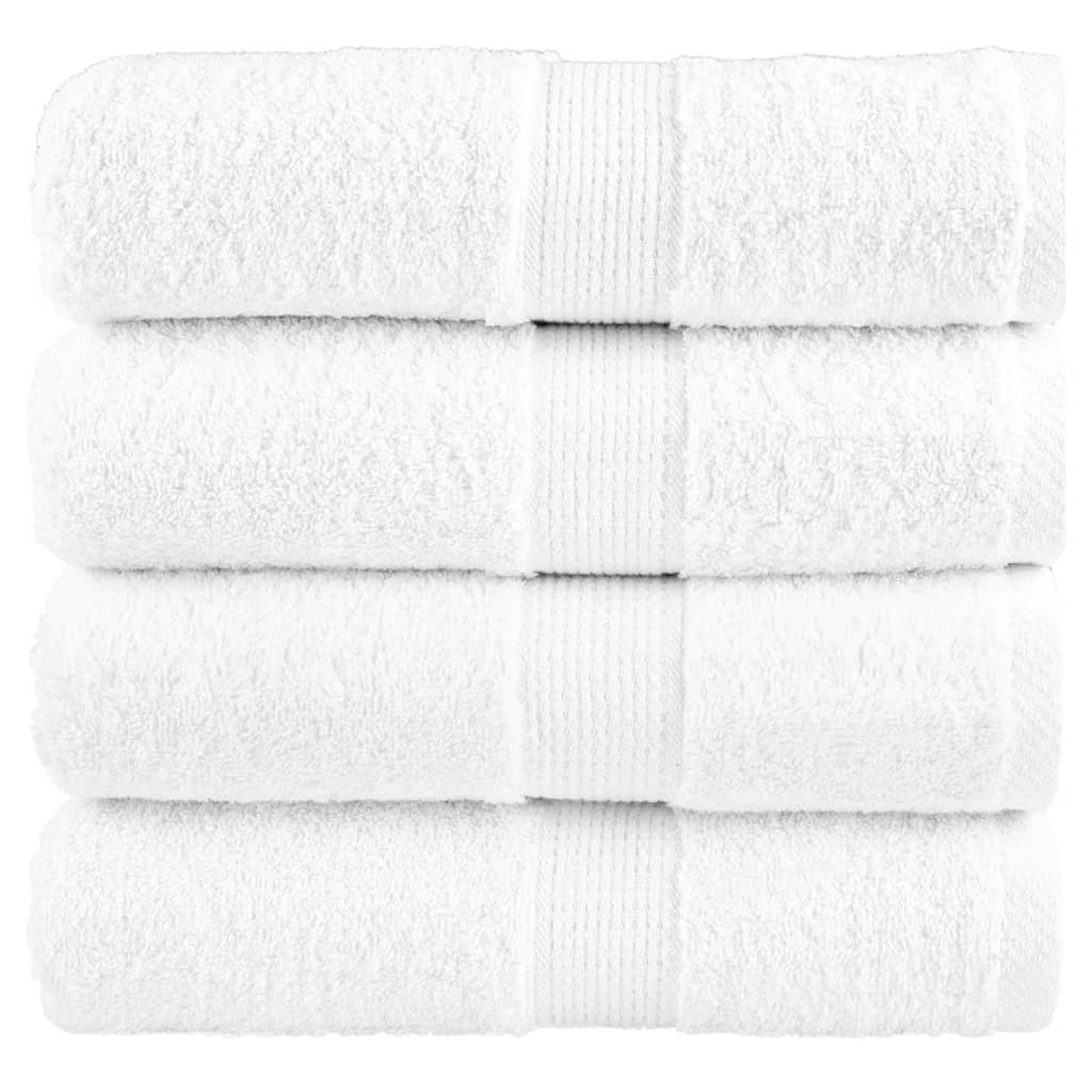 Premium Soap Towels SOLUND 4pcs White 30x30cm 600gsm - All Things Good