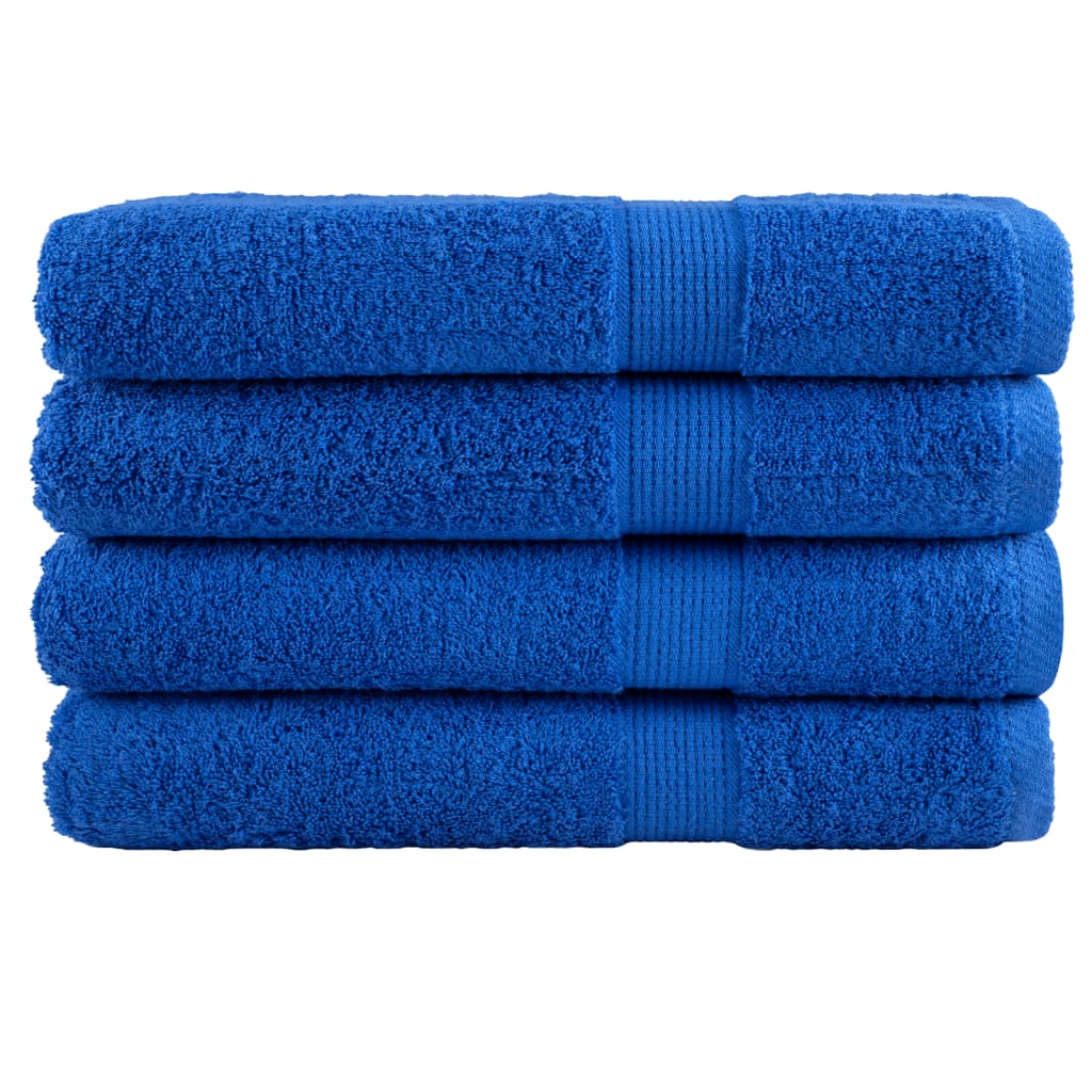 Premium Sauna Towels SOLUND 4pcs Blue 80x200cm 600gsm - Merkel Designers
