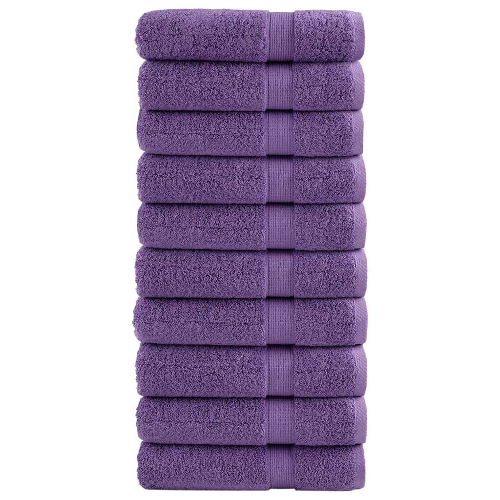 Premium Bath Towels SOLUND 10 pcs 100x150 cm 600 gsm - vid-137361 - Direct Imports