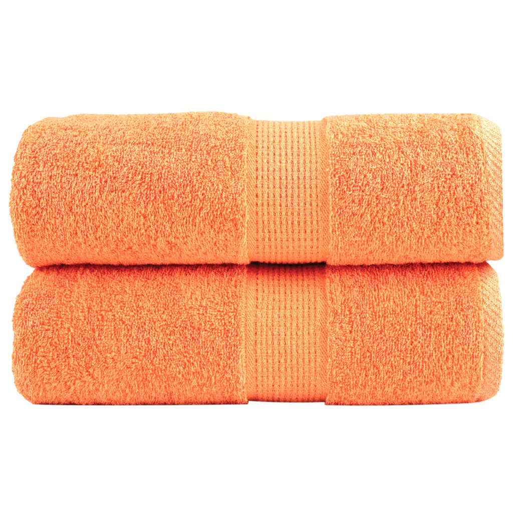 Premium Soap Towels SOLUND 2 pcs Orange 30x30 cm 600 gsm - All Things Good