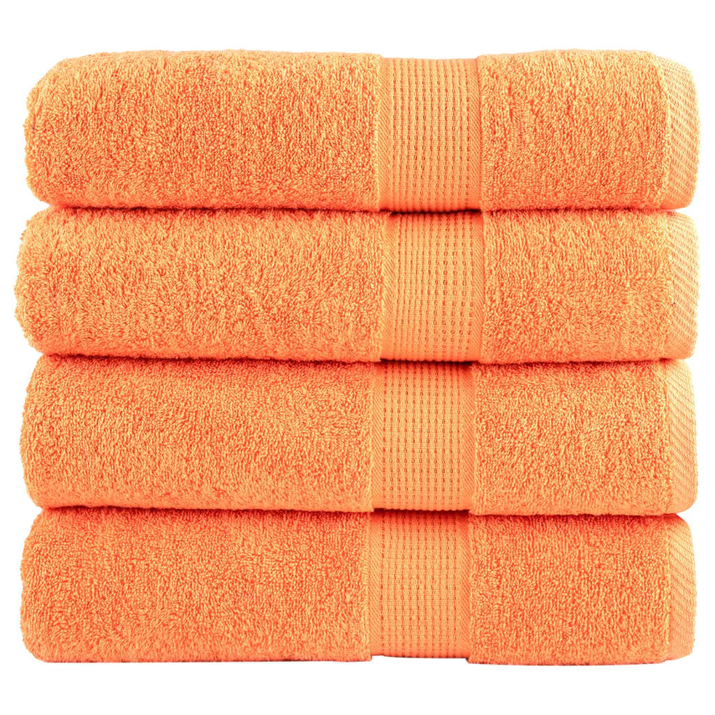 Premium Bath Towels SOLUND 4 pcs 100x150 cm 600 gsm - vid-137384 - Direct Imports