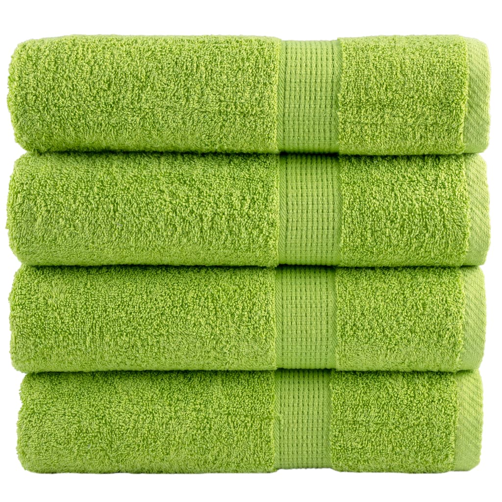 Premium Bath Towels SOLUND 4 pcs 100x150 cm 600 gsm - vid-137504 - Direct Imports