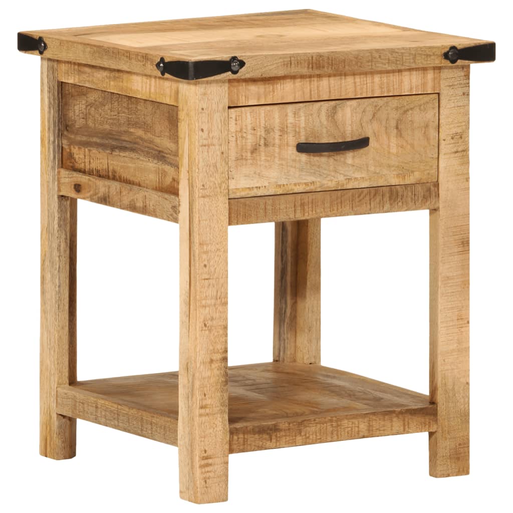 Bedside Table - MARMORA Nightstand Natural 40cm - Merkel Designers
