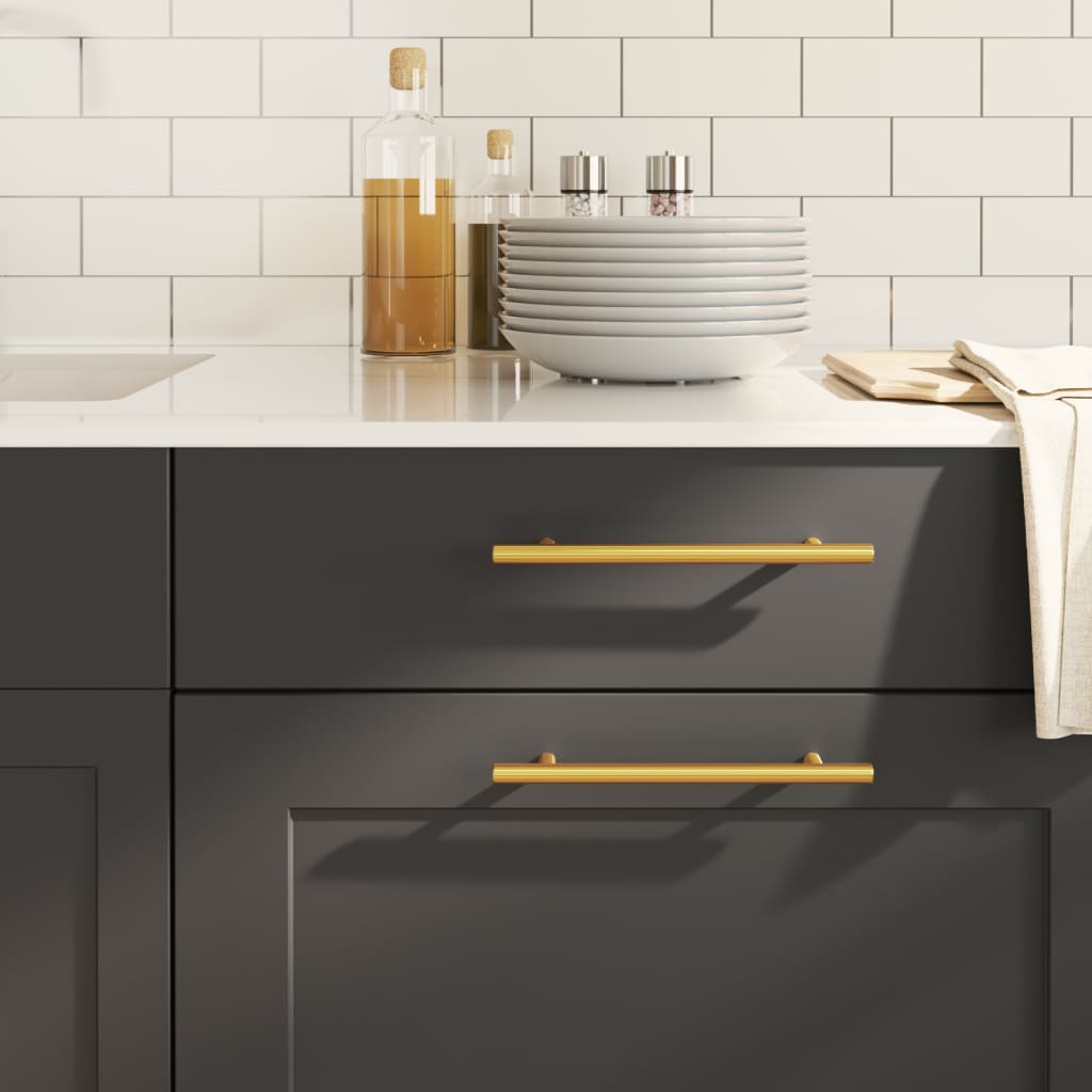 Cabinet Handles 20 Pcs Gold 160mm Stainless Steel - Millennium Furniture