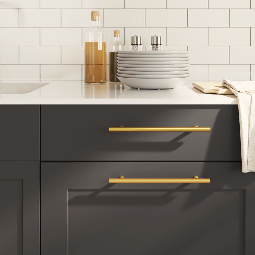 Cabinet Handles 20 pcs Gold 192 mm Stainless Steel - Design Hut