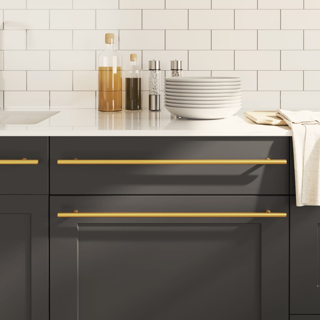 Cabinet Handles 20 pcs Gold 480 mm Stainless Steel - vid-3203602 - Design Hut