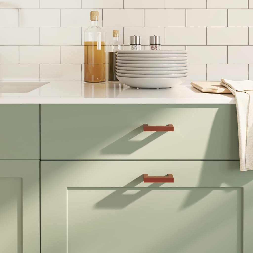 Cabinet Handles 20 Pcs Bronze 64mm Stainless Steel - Sid & Sam