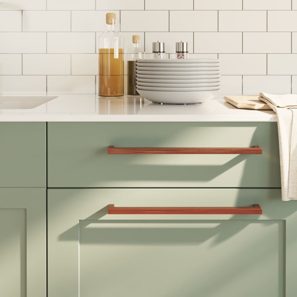 Cabinet Handles 10 Pcs Bronze 320mm Stainless Steel - Direct Imports