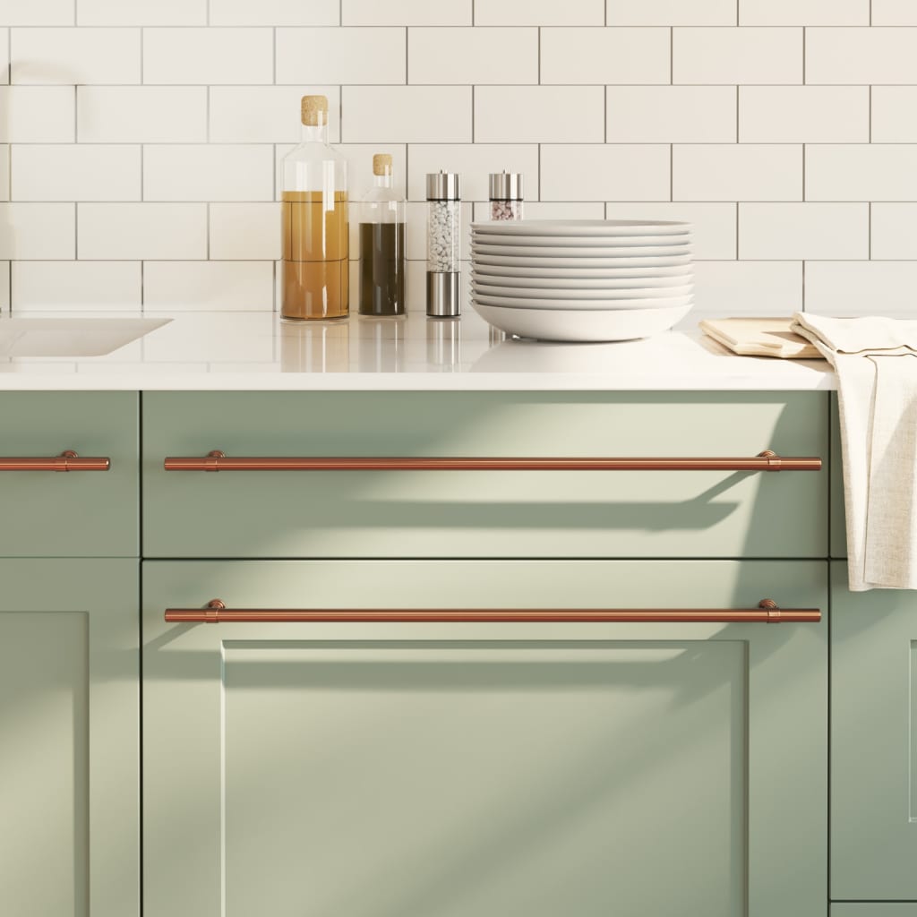 Cabinet Handles 10 Pcs Bronze 480mm Stainless Steel - Casper Homes