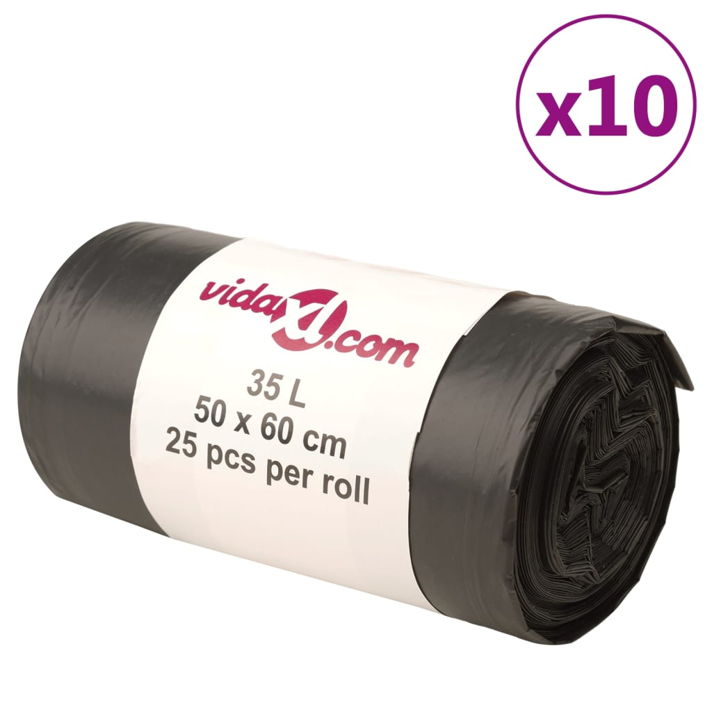 Bin Bags 250 pcs Black 35 L - Millennium Furniture