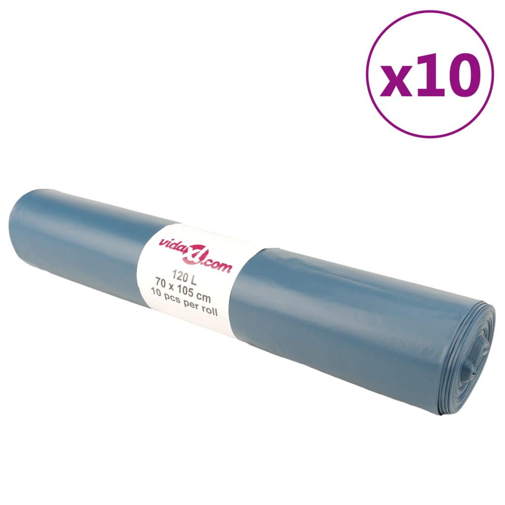 Bin Bags 100 pcs Blue 120 L - All Things Good