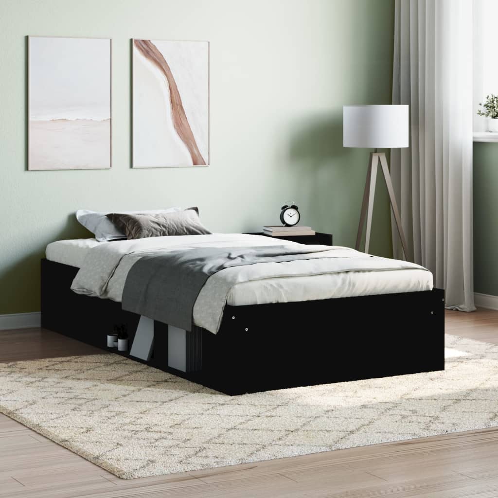 Bed Frame Black 90x200 cm - Tyrell & Tyrell