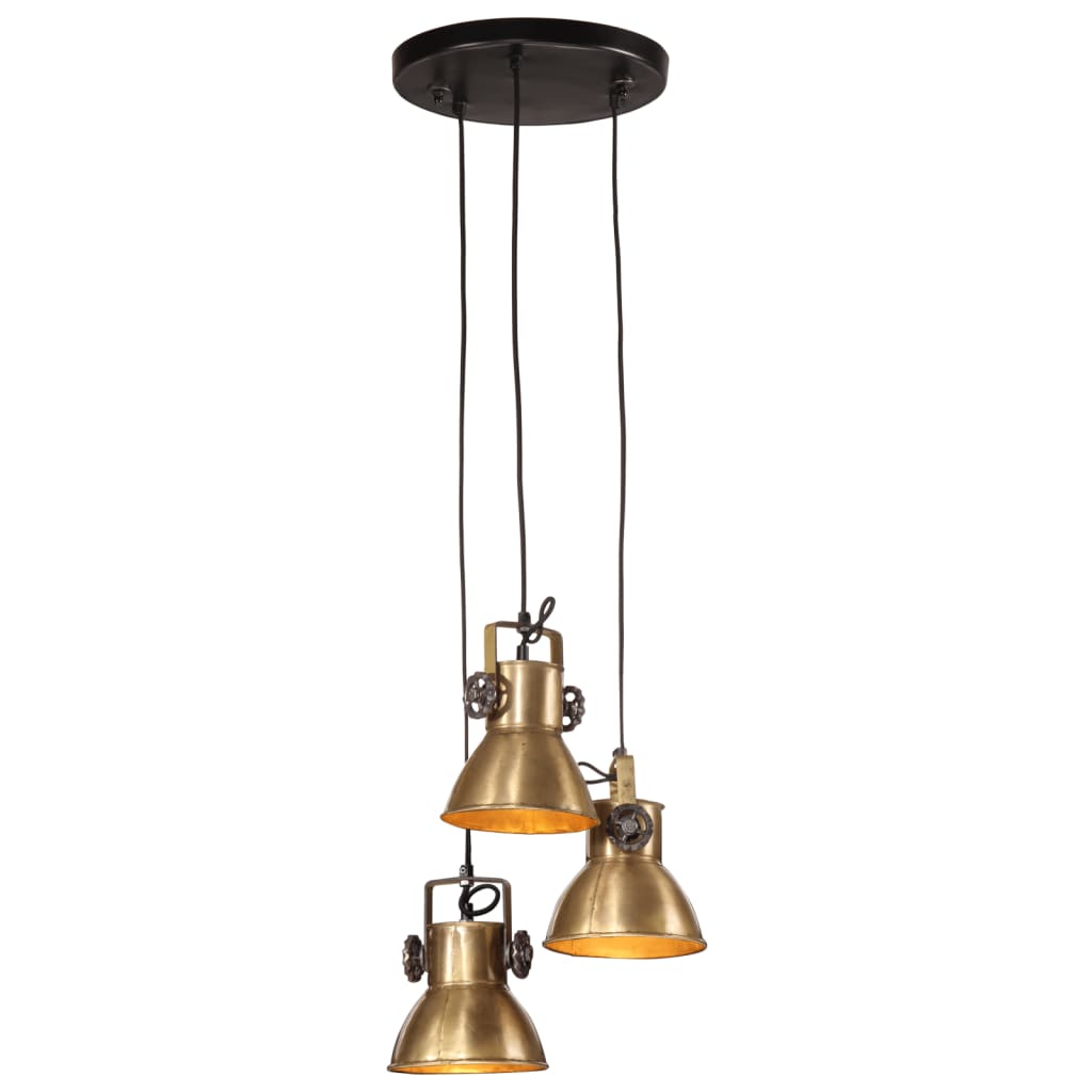 Hanging Lamp 25 W Antique Brass 30x30x100 cm E27 - Merlin Deals