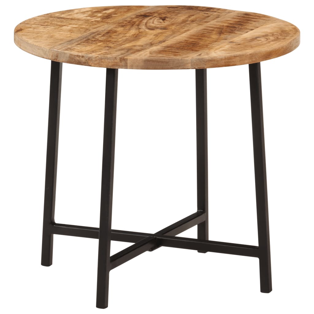 Coffee Table 45x45x40 cm Solid Wood Mango and Iron - Design Hut