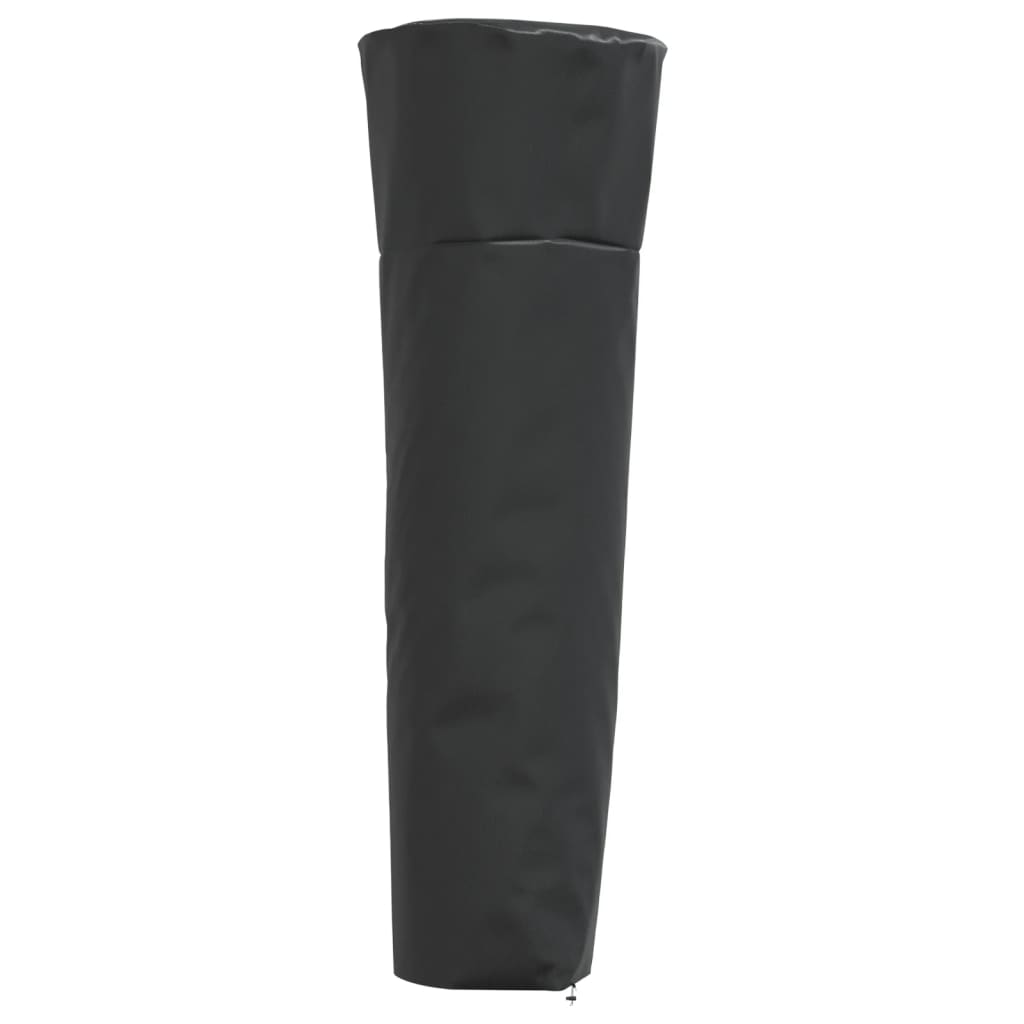 Heater Cover Pyramid Shaped Black 86x47x241 cm 420D Oxford - The Home Maker
