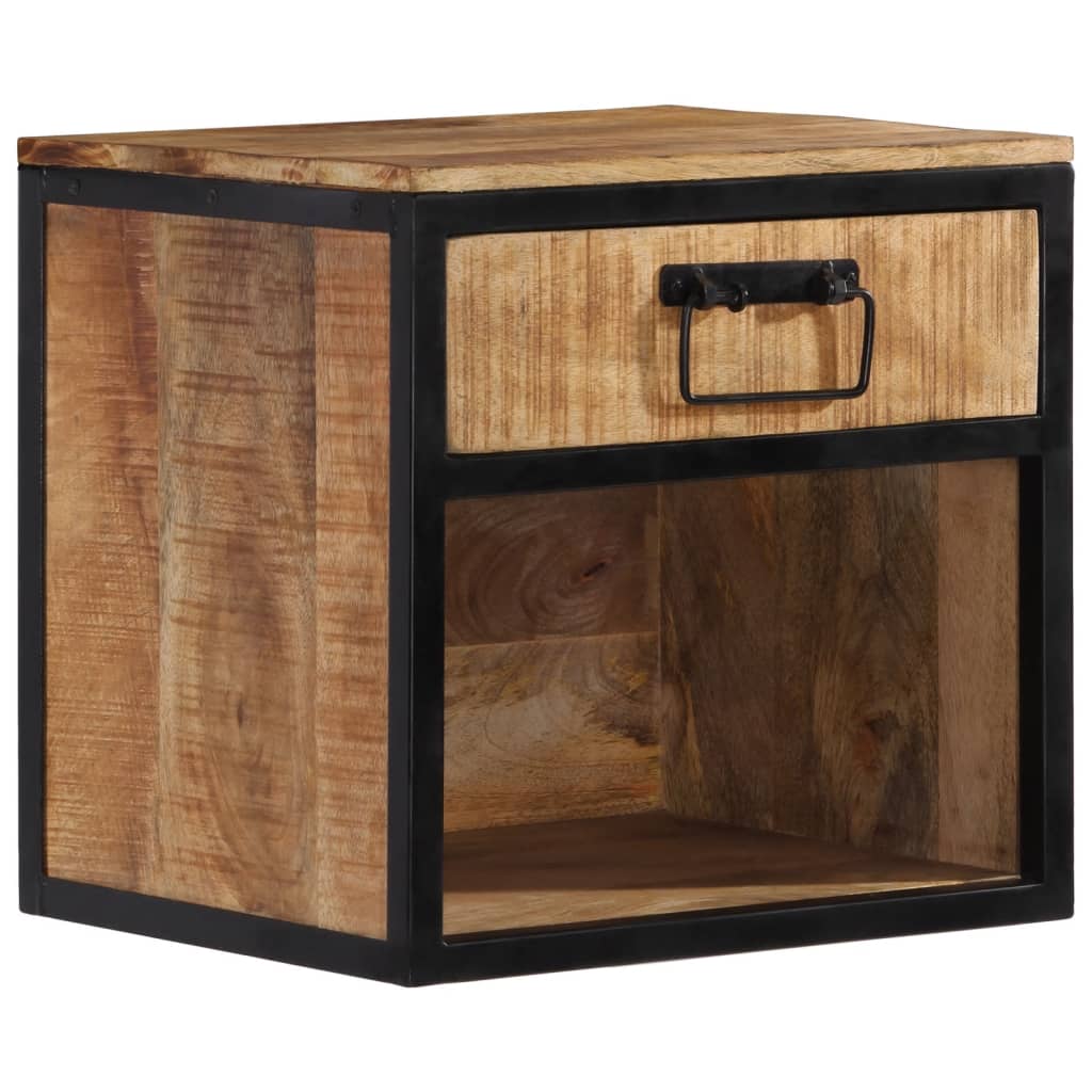 Bedside Cabinet 40x35x40 cm Solid Wood Mango - Design Hut