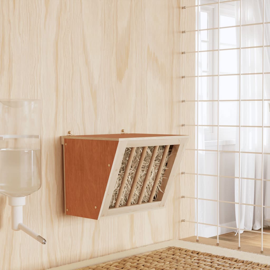 Rabbit Hay Feeder - Solid Wood Fir - Brittle & Co
