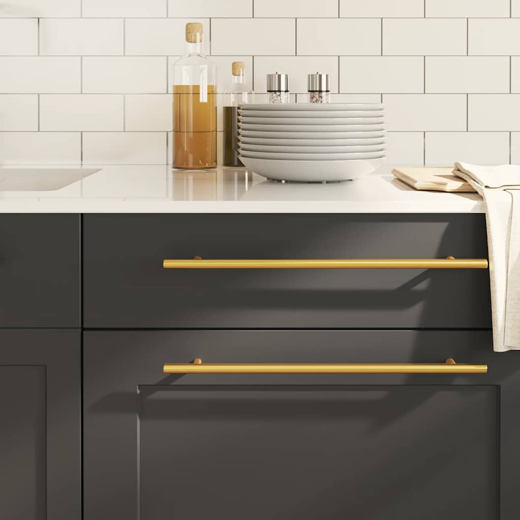 Cabinet Handles 5 pcs Gold 320 mm Stainless Steel - Design Hut