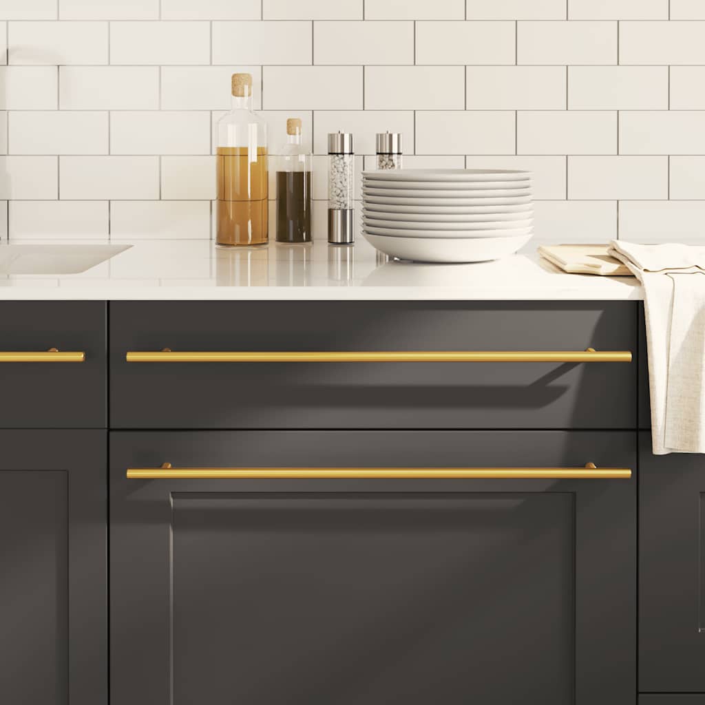 Cabinet Handles 5 pcs Gold 480 mm Stainless Steel - vid-155363 - Design Hut