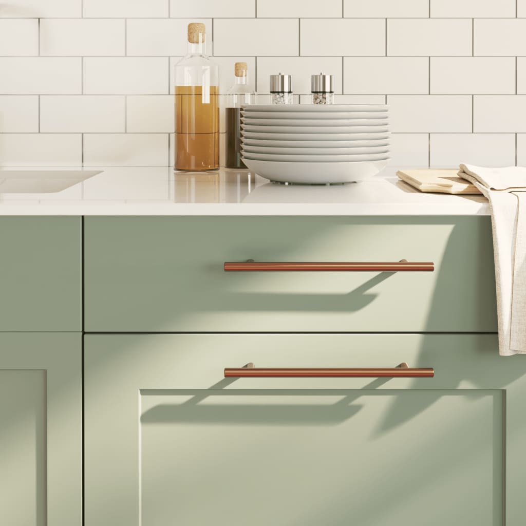 Cabinet Handles 5 Pcs Bronze 192mm Stainless Steel - Sid & Sam