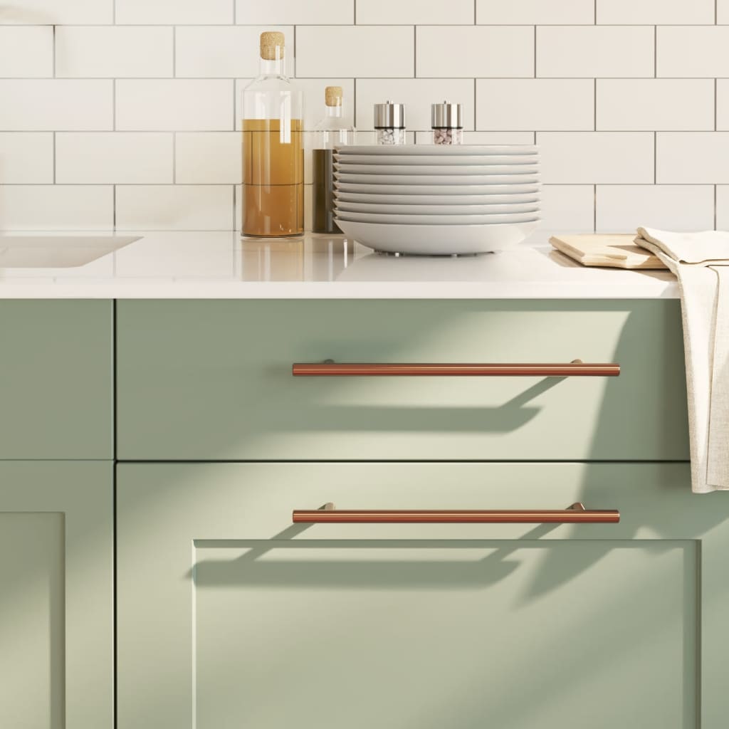 Cabinet Handles 5 Pcs Bronze 224mm Stainless Steel - Tyrell & Tyrell